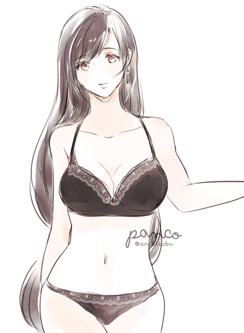 tifa lockhart (final fantasy and 1 more) drawn by ancotsubu