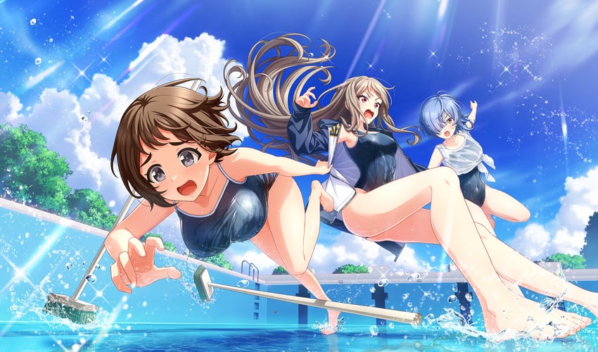 jinguji sayaka, toudou taira, and makino hana (cinderella series and 1 more)