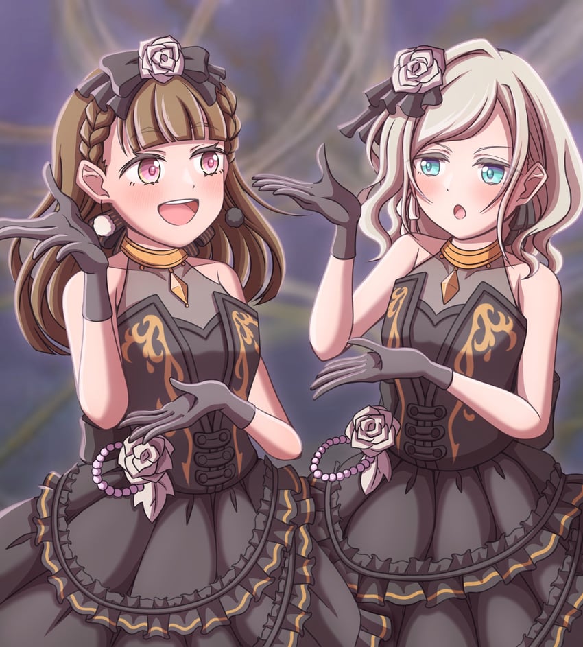 kachimachi kosuzu and ceras yanagida lilienfeld (love live! and 1 more) drawn by ganbarai