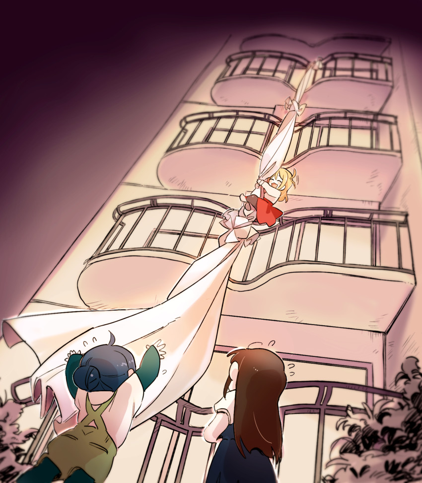 matsuura kanan, kurosawa dia, and ohara mari (love live! and 1 more) drawn by pito_(sh02327)