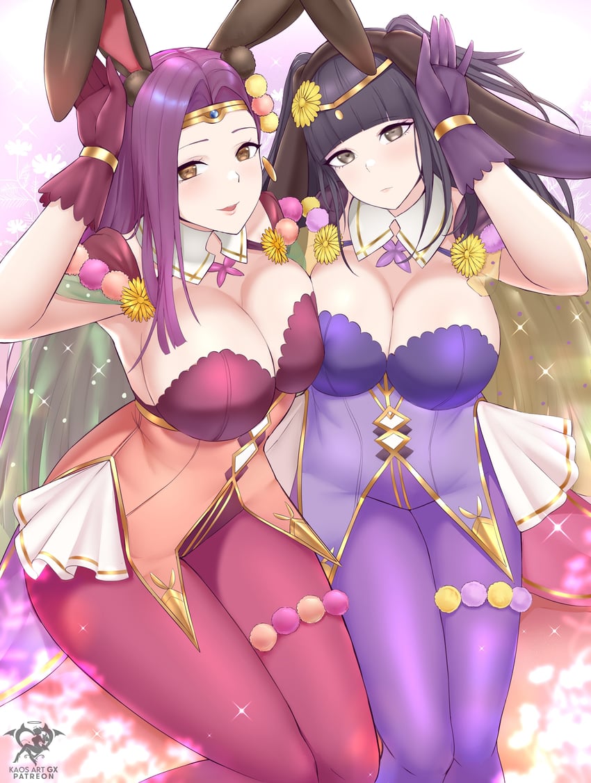 tharja and sonya (fire emblem and 3 more) drawn by kaos_art