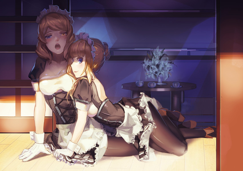 renown and repulse (warship girls r) drawn by liyou-ryon