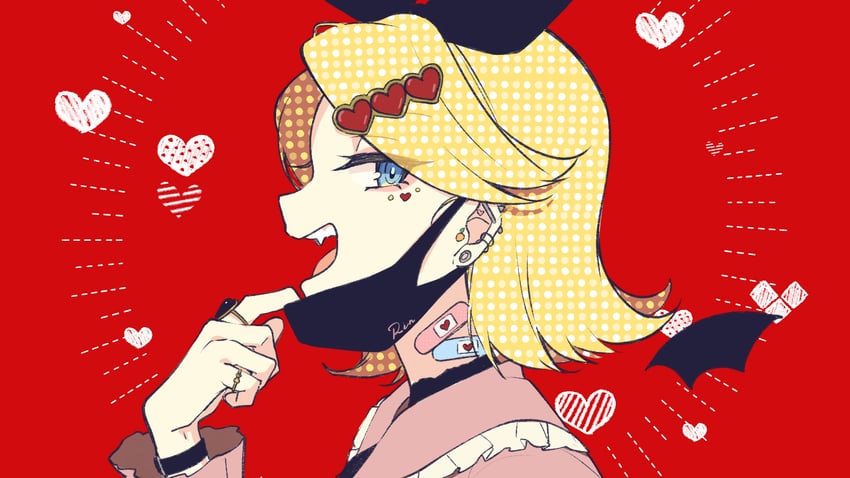 kagamine rin (vocaloid and 1 more) drawn by hazuki_natsu
