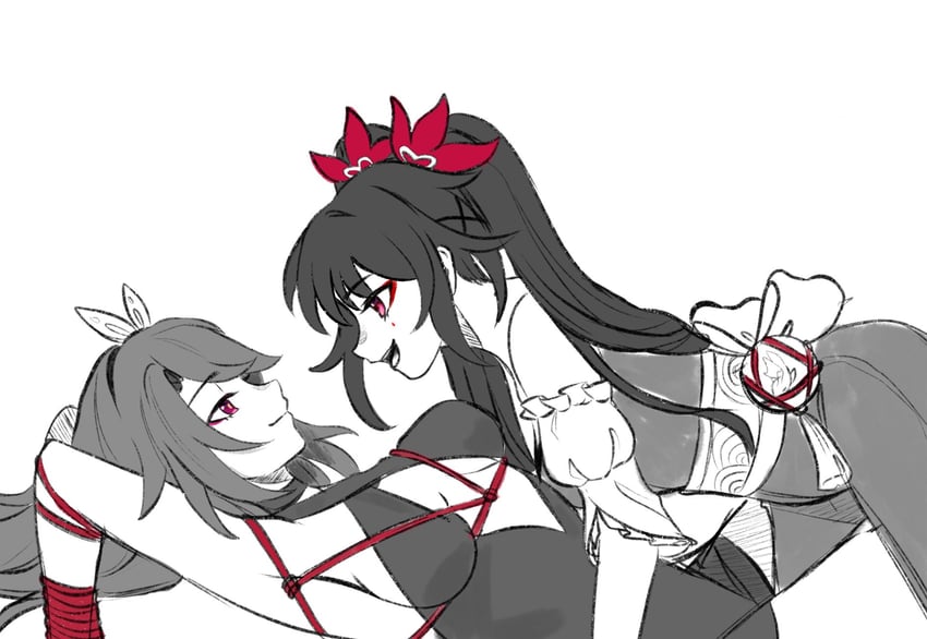 sparkle and vita (honkai and 1 more) drawn by yeliomiiiiii