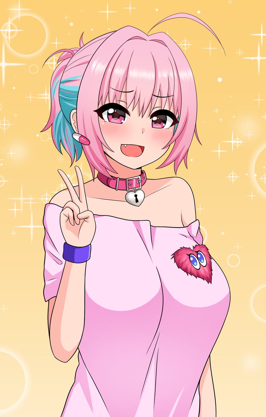 yumemi riamu (idolmaster and 1 more) drawn by the_only_shoe