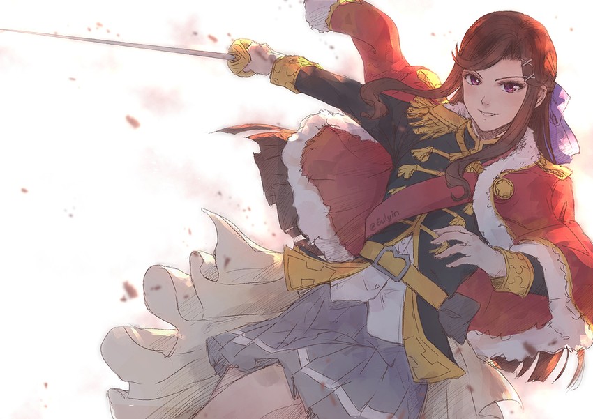 tendou maya (shoujo kageki revue starlight) drawn by eulyin_huan