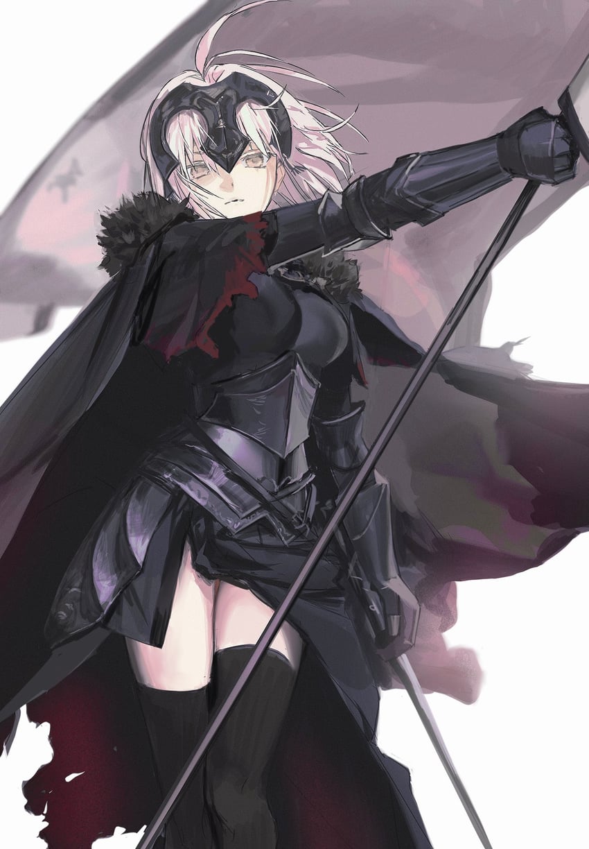 jeanne d'arc alter (fate and 1 more) drawn by cherroppi