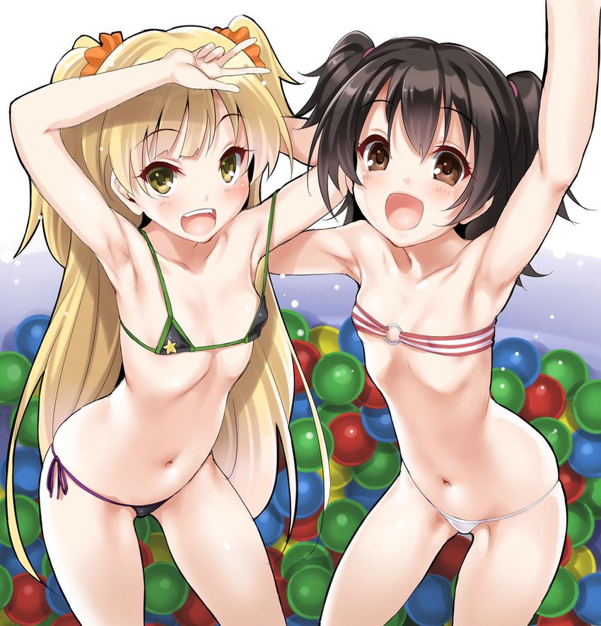 jougasaki rika and akagi miria (idolmaster and 1 more) drawn by cle_masahiro