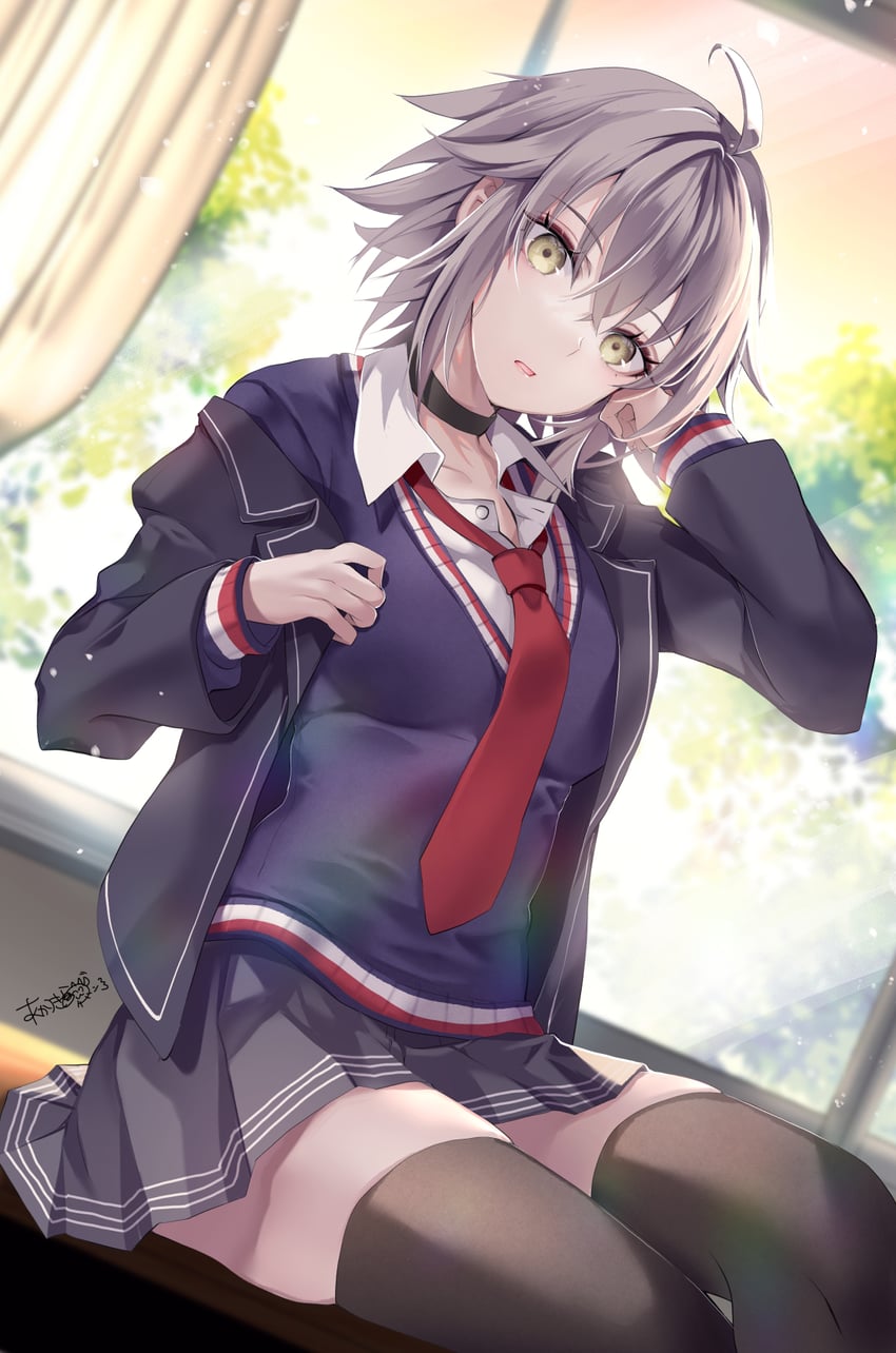 jeanne d'arc alter (fate and 1 more) drawn by akatsuki_hijiri