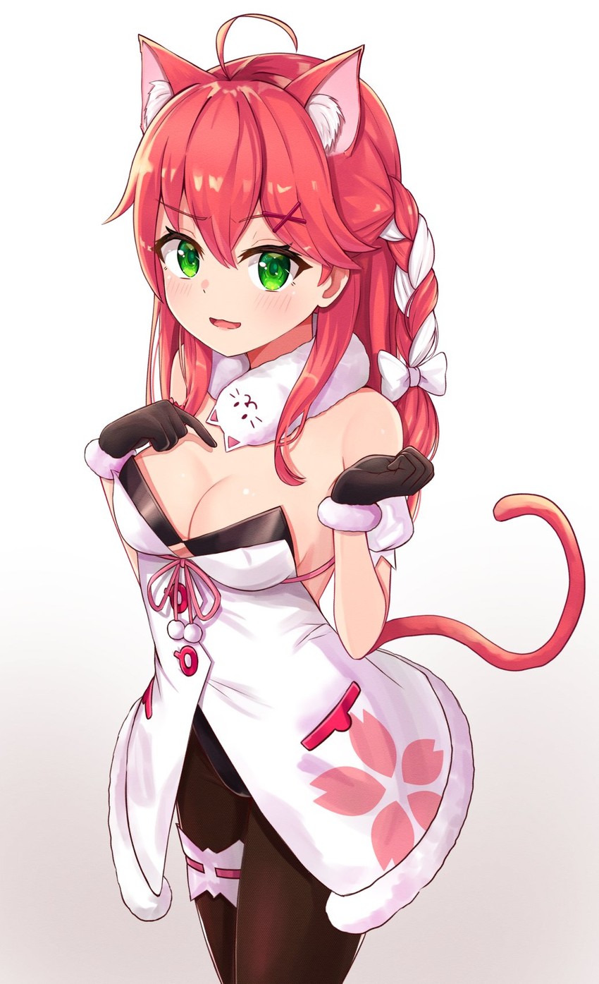 usada pekora, sakura miko, and don-chan (hololive) drawn by sera_narumu