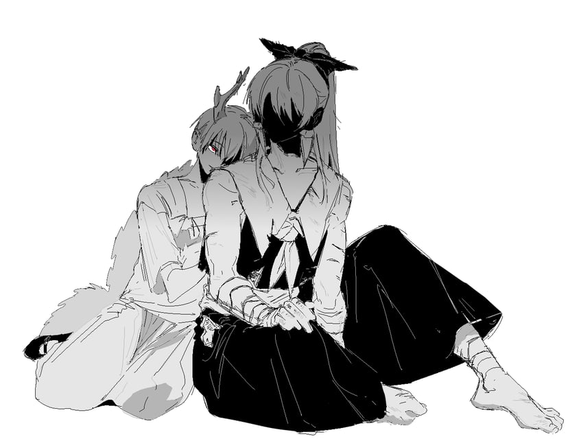 hakurei reimu and kicchou yachie (touhou) drawn by tougou_(goodbye_tender)