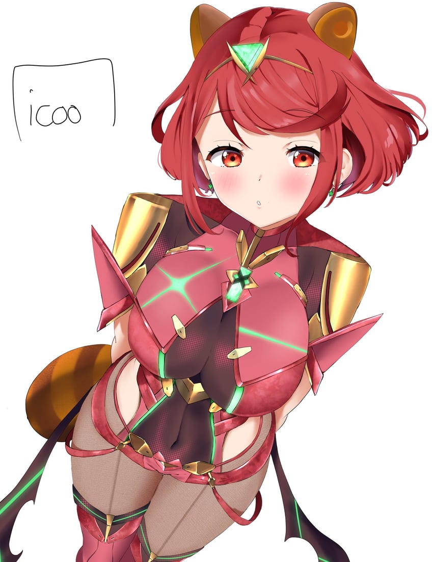 pyra (xenoblade chronicles and 2 more) drawn by icoo