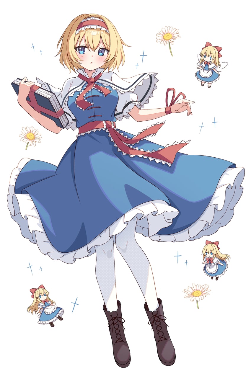 alice margatroid and shanghai doll (touhou) drawn by setteiset