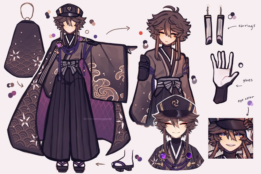 fukuda kiyoshi (original and 1 more) drawn by chimkennuggieee
