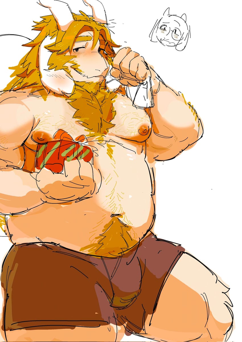 toriel and asgore dreemurr (undertale) drawn by artxtcy111