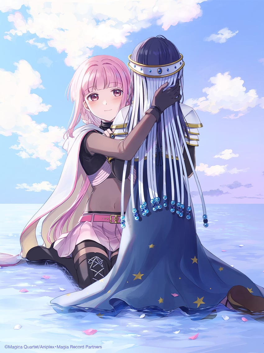 tamaki iroha and nanami yachiyo (mahou shoujo madoka magica and 1 more) drawn by fuji_fujino