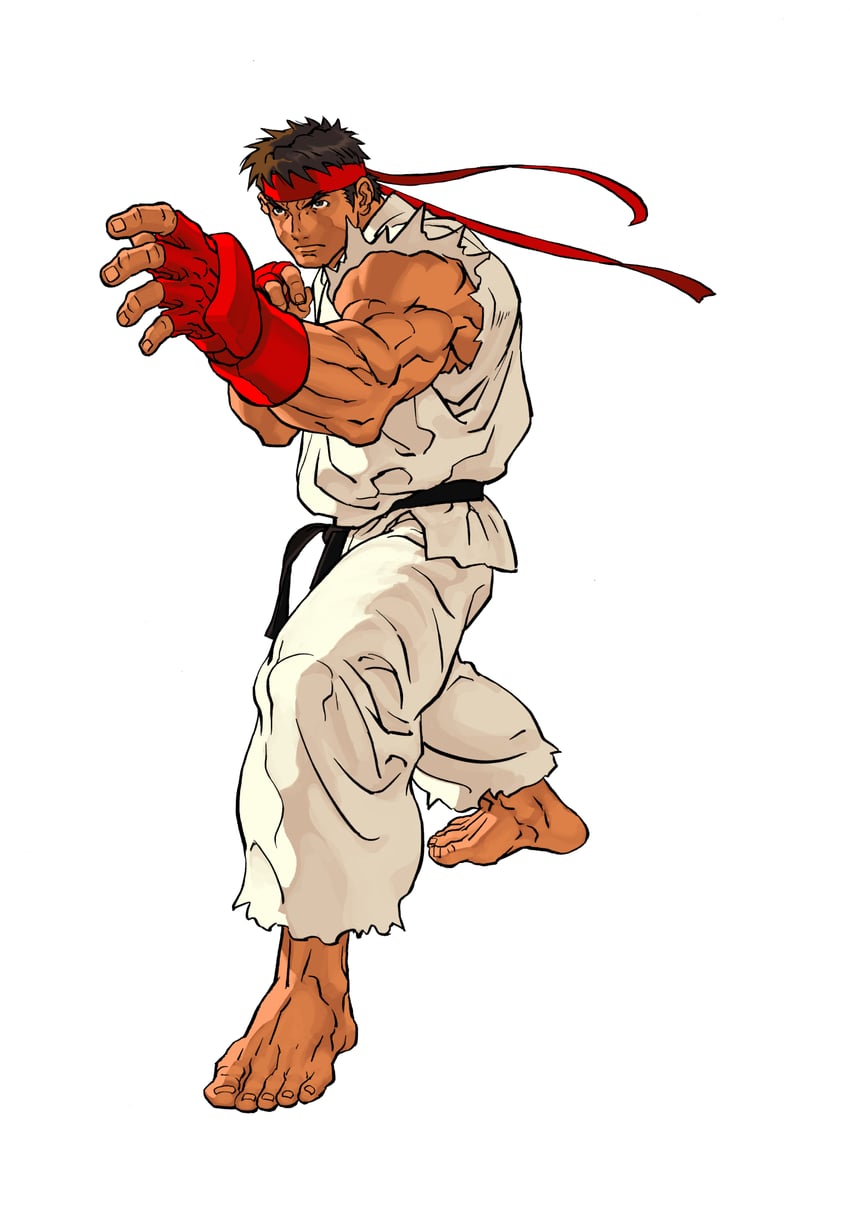 ryu (street fighter and 1 more) drawn by nishimura_kinu