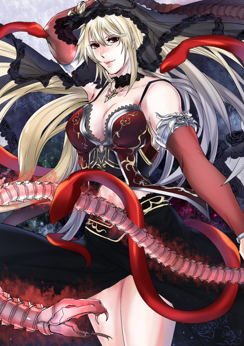 fina and majin fina (final fantasy and 1 more) drawn by julia_yit