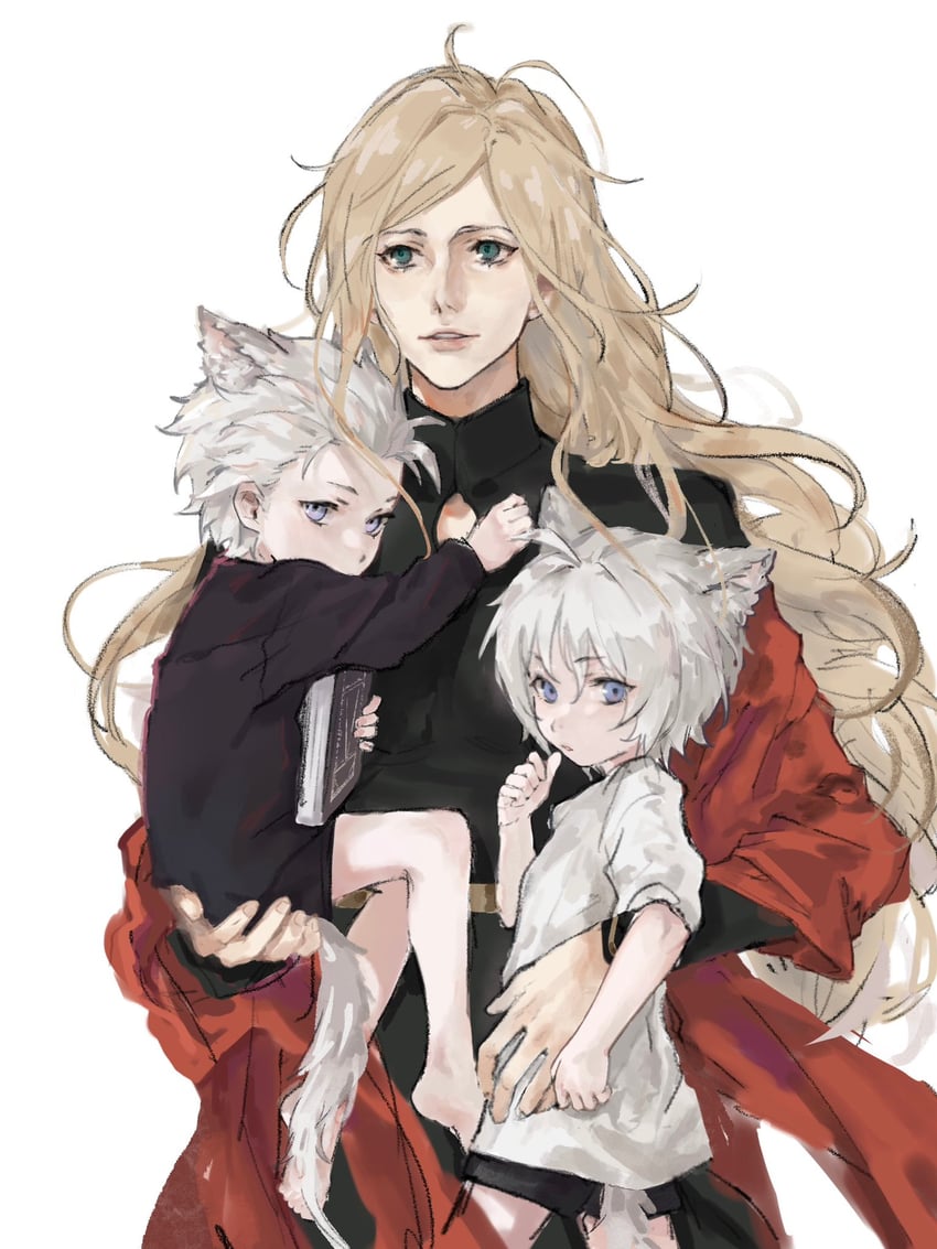 dante, vergil, and eva (devil may cry) drawn by hj_0547