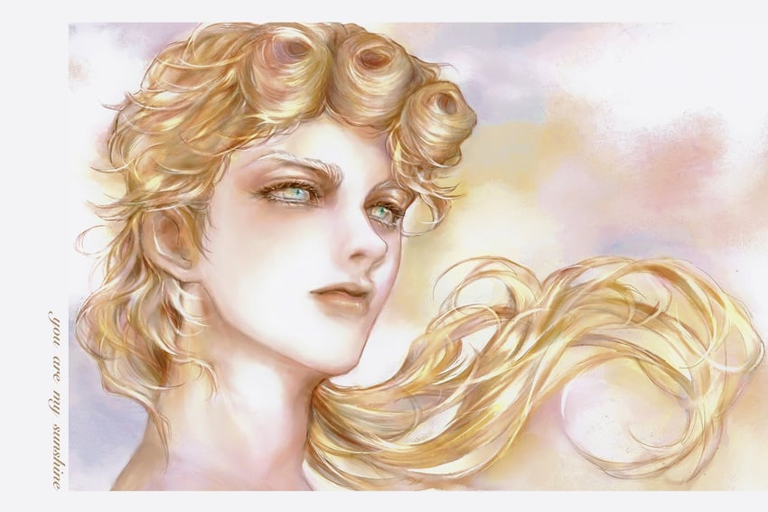giorno giovanna (jojo no kimyou na bouken and 1 more) drawn by a_io_u