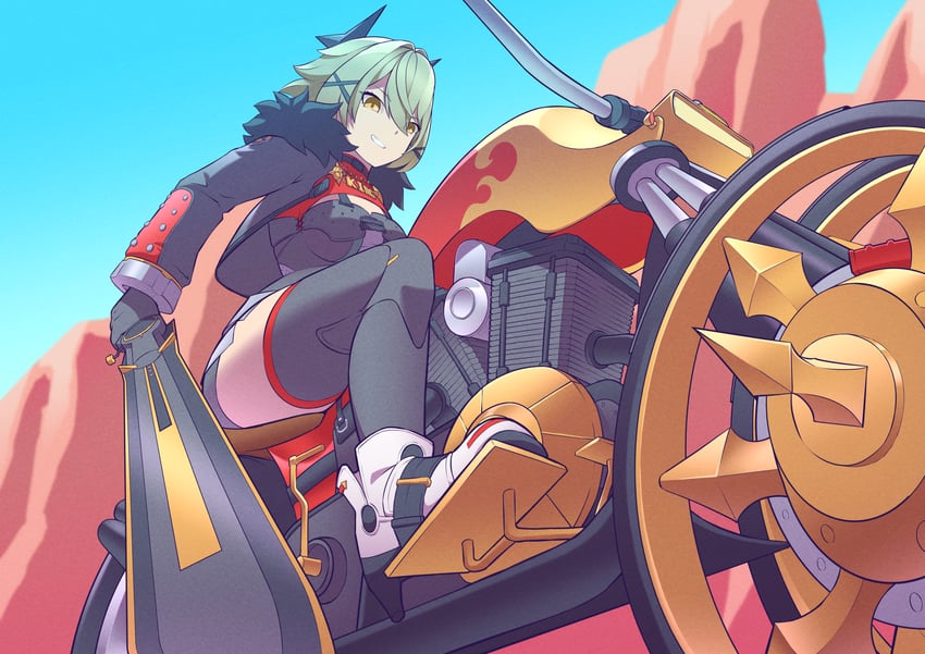 caesar king (zenless zone zero) drawn by yoru_game_space