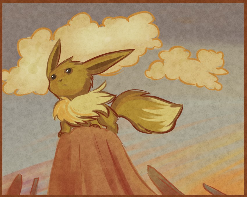 eevee (pokemon) drawn by zules