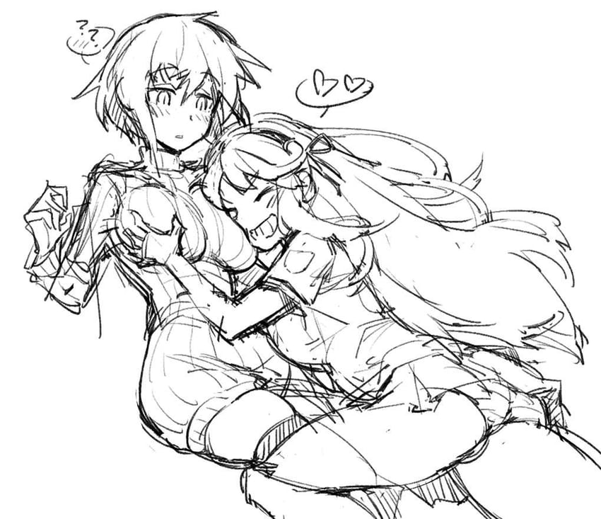 hikage and katsuragi (senran kagura and 2 more) drawn by ge-b