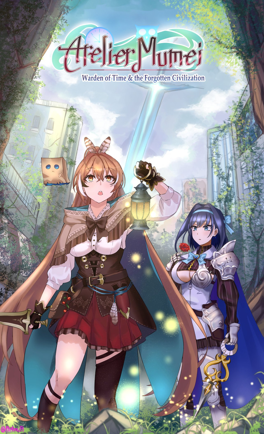 ouro kronii, nanashi mumei, and friend (hololive and 2 more) drawn by riamu_(liam_razo)