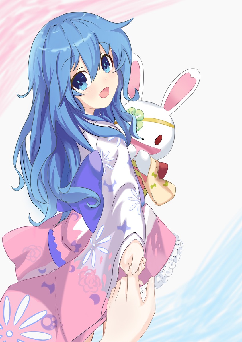 himekawa yoshino and yoshinon (date a live) drawn by bingqianlan_ka
