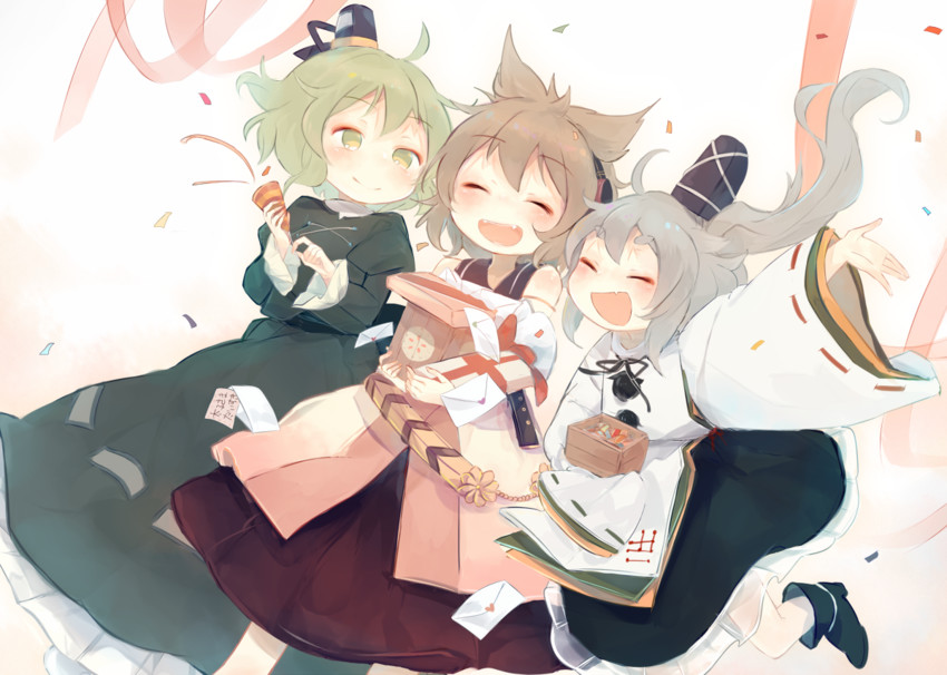 toyosatomimi no miko, mononobe no futo, and soga no tojiko (touhou) drawn by ashiyu_(ashu-ashu)