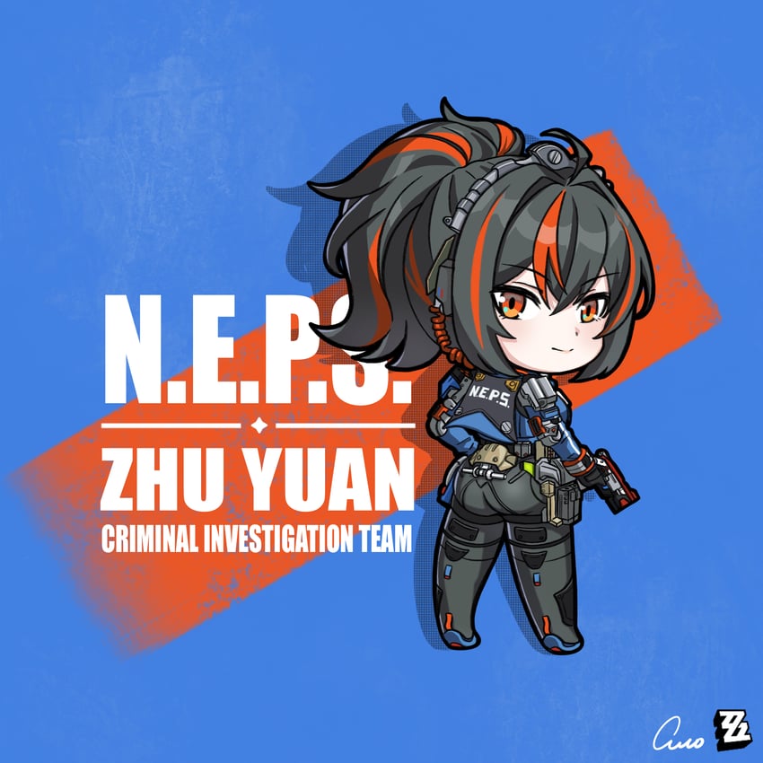 zhu yuan (zenless zone zero) drawn by sora_(system0820)