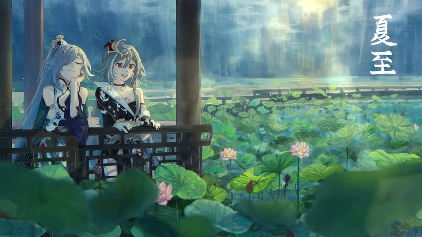 fu hua and herrscher of sentience (honkai and 1 more) drawn by arsum0731