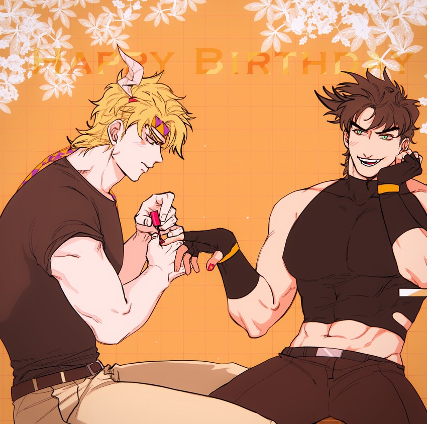 joseph joestar and caesar anthonio zeppeli (jojo no kimyou na bouken and 1 more) drawn by yan_(scp_wboc)