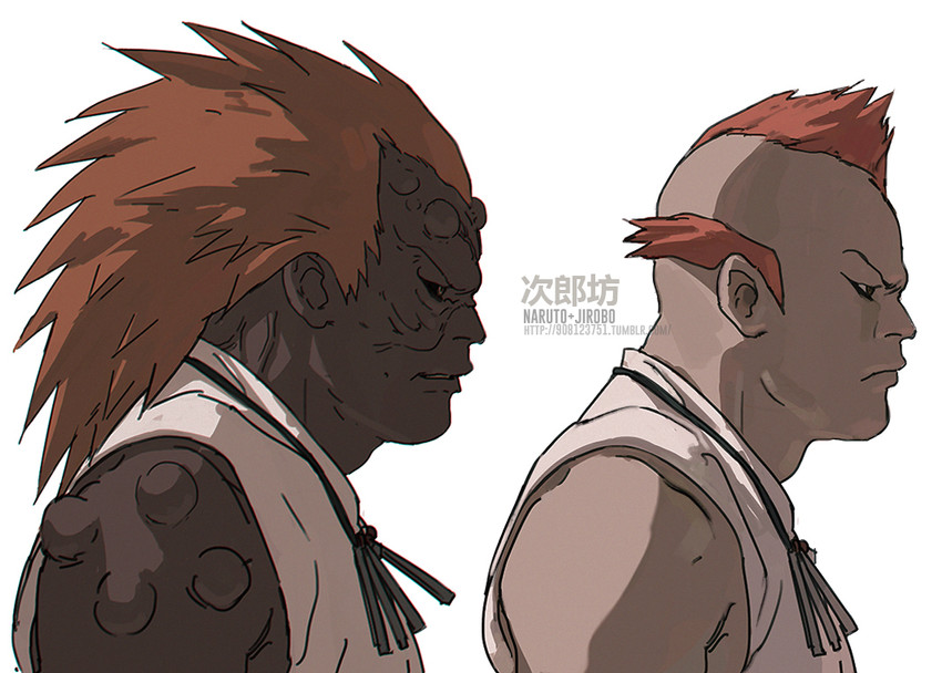jiroubou (naruto) drawn by fisher903