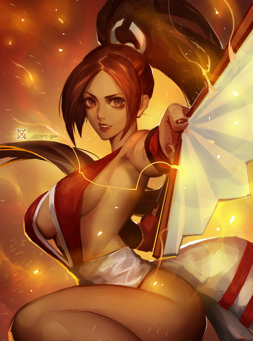 shiranui mai (the king of fighters and 1 more) drawn by xiaoguimist