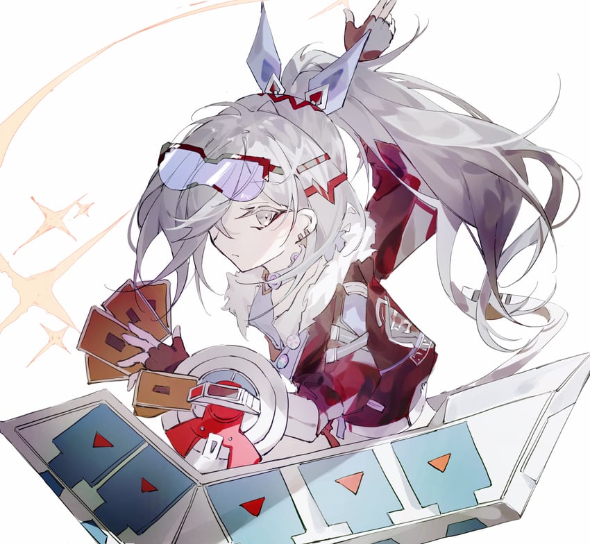 silver wolf (honkai and 2 more) drawn by shoujo_koiri