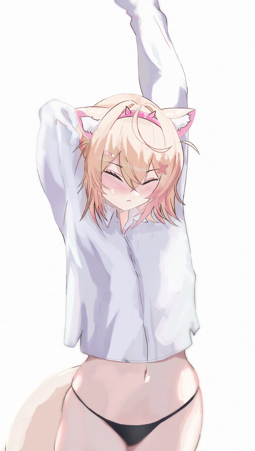 mococo abyssgard (hololive and 1 more) drawn by napat