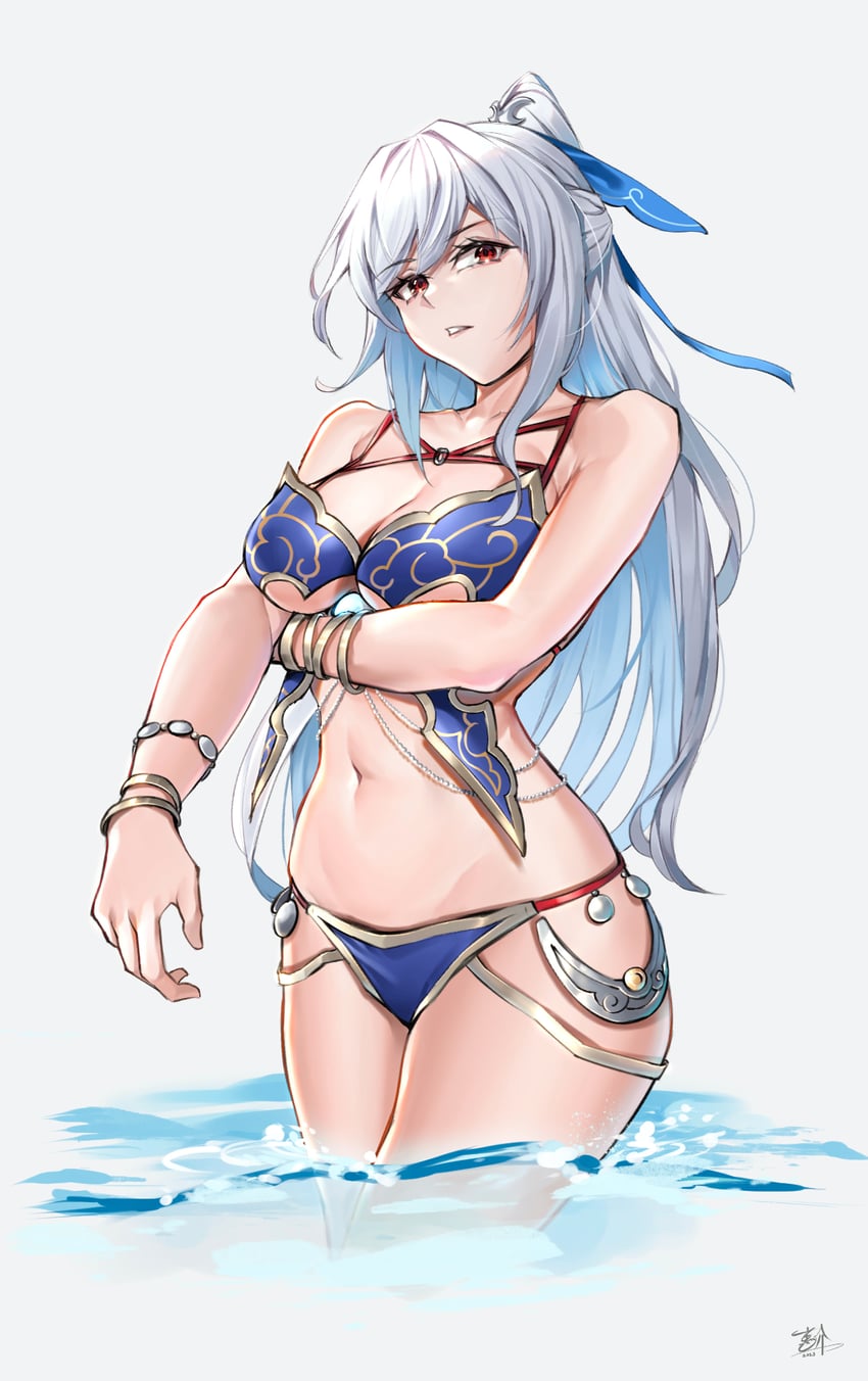 jingliu (honkai and 1 more) drawn by keisuke_desu~