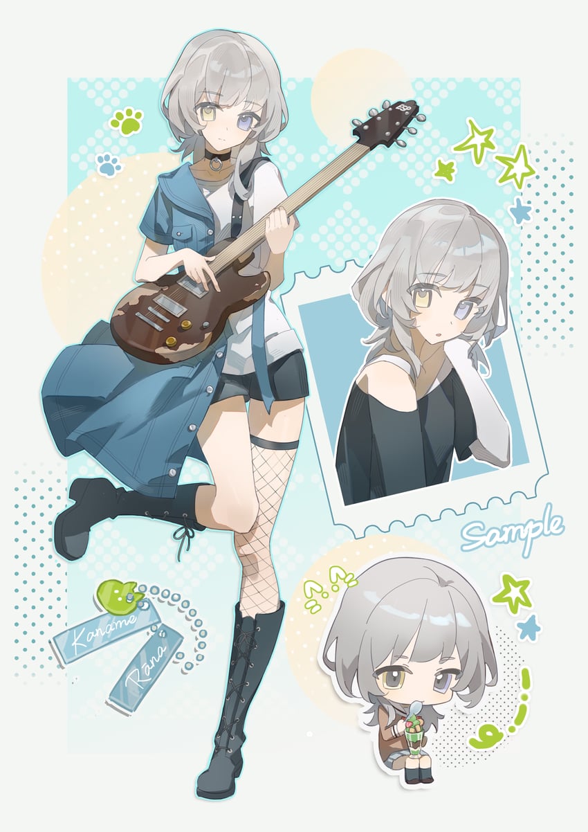kaname raana (bang dream! and 1 more) drawn by mu_jue_(capibara)