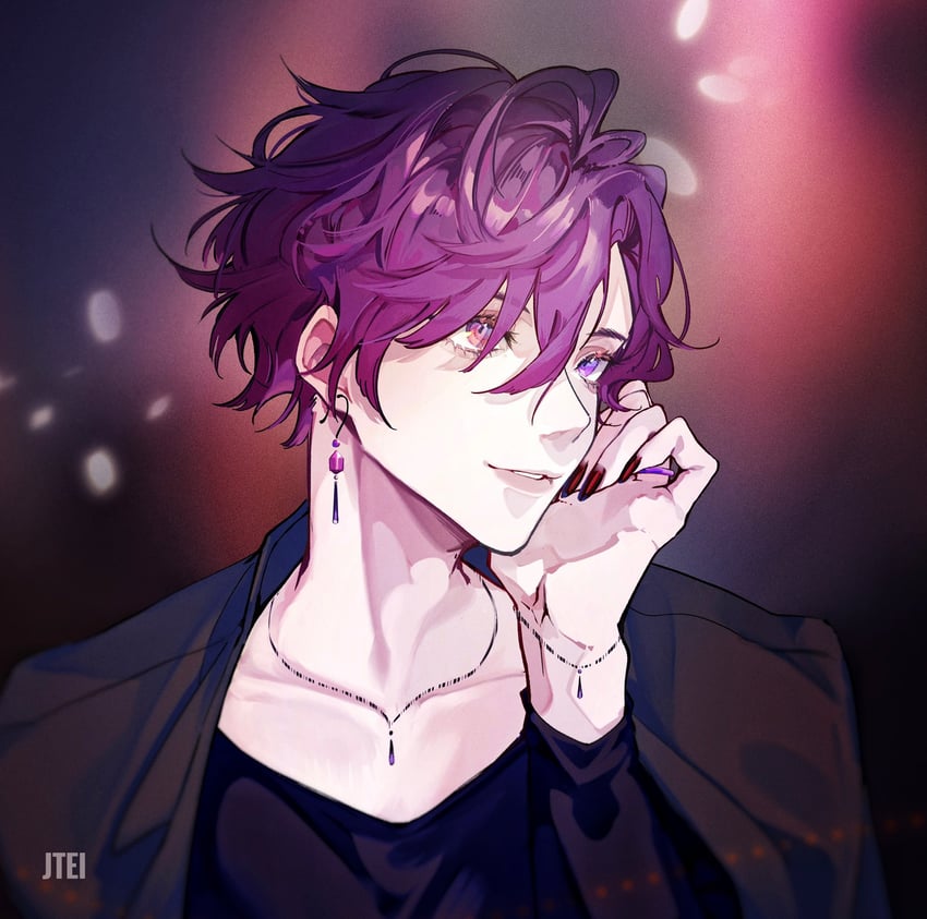 uki violeta (nijisanji and 1 more) drawn by jtei
