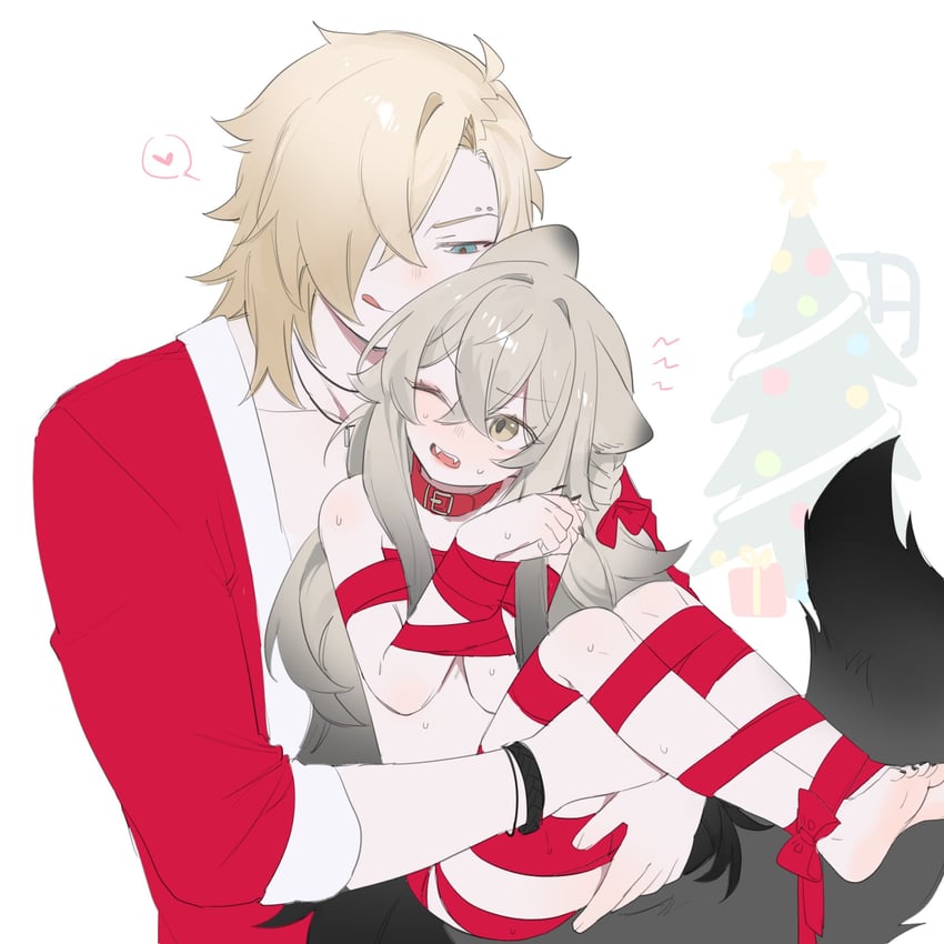 whitney and shoya (original and 1 more) drawn by kai_(drakkai10)