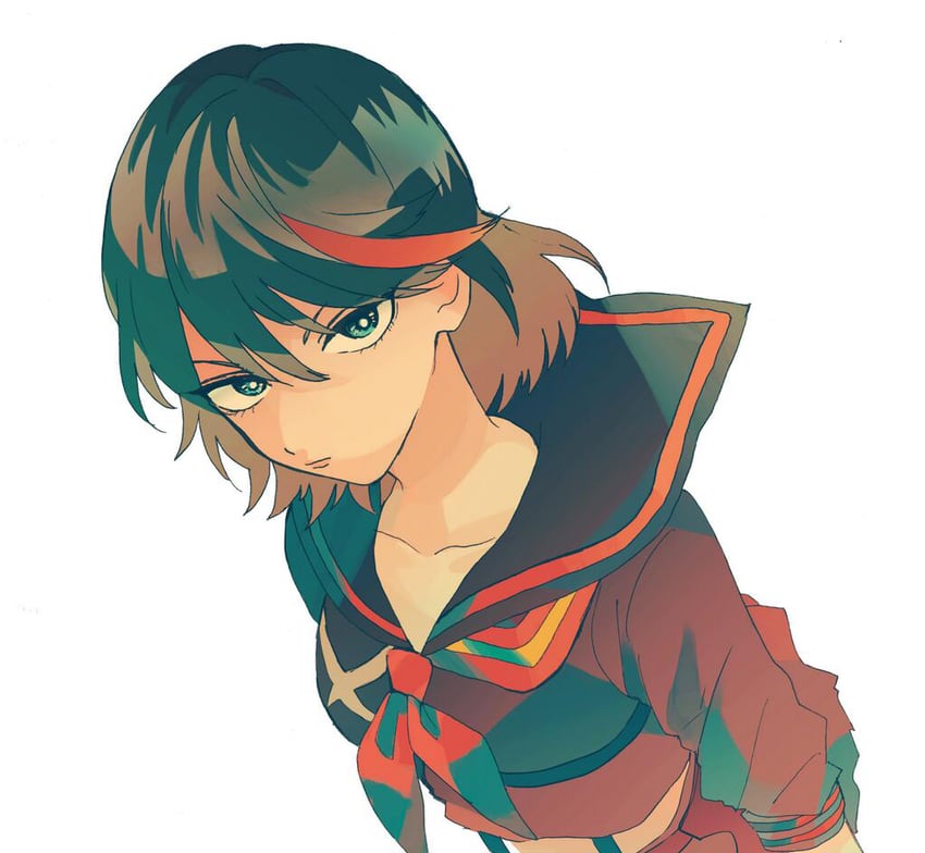 matoi ryuuko and senketsu (kill la kill) drawn by sharp911