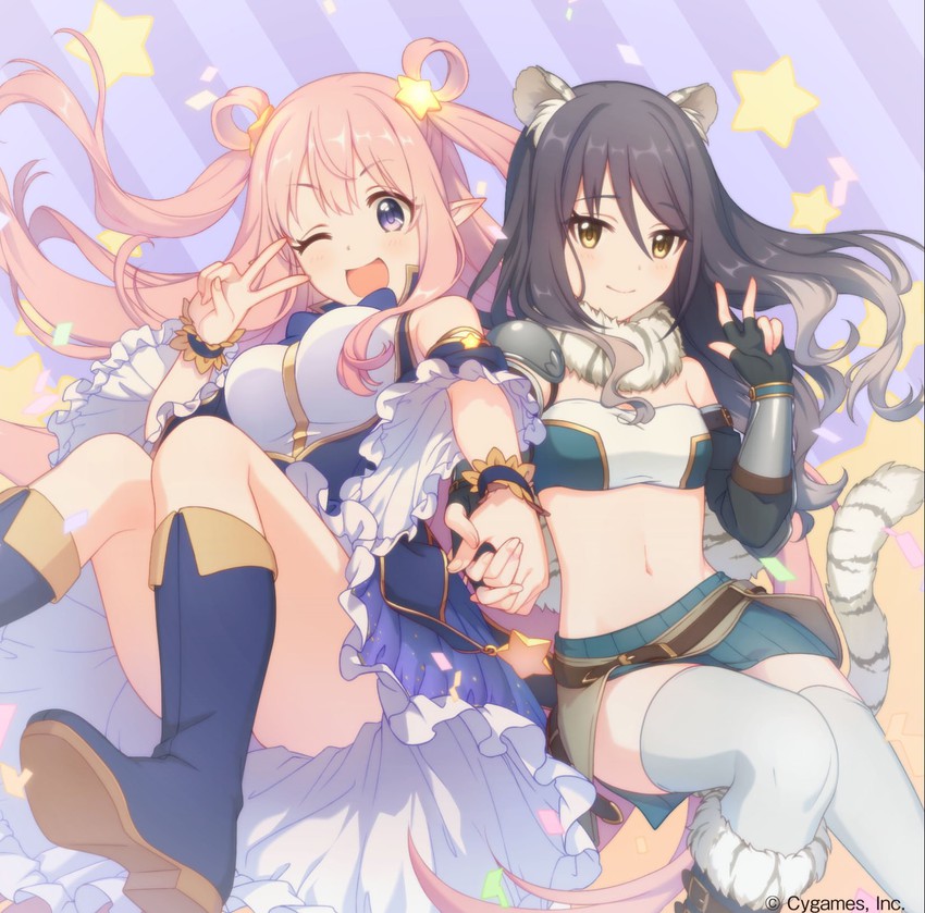 shiori and hatsune (princess connect! and 1 more)