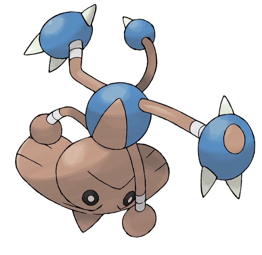 hitmontop (pokemon and 1 more) drawn by sugimori_ken
