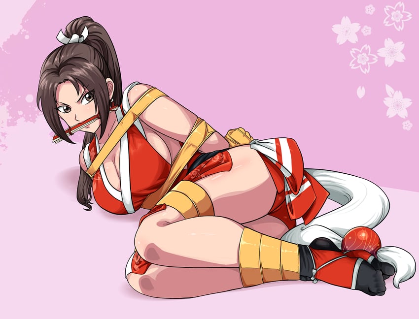 shiranui mai (the king of fighters and 1 more) drawn by lost_one_zero