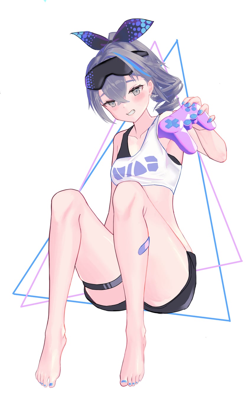 silver wolf (honkai and 1 more) drawn by taksqth