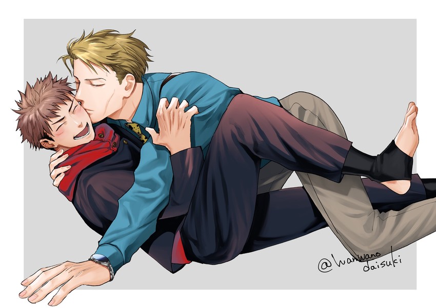 itadori yuuji and nanami kento (jujutsu kaisen) drawn by yuu_(1969loy)