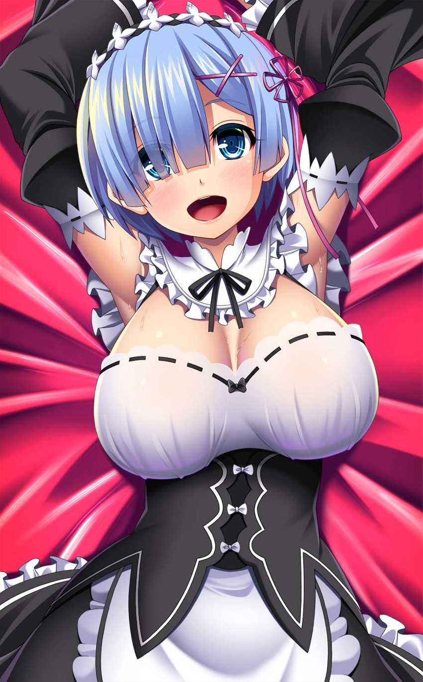 rem (re:zero kara hajimeru isekai seikatsu) drawn by militia_minpei