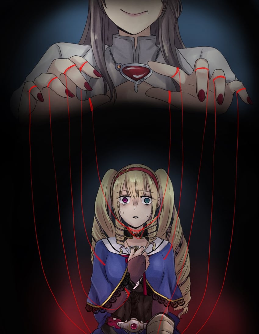 komai sumire and inaba mayumi (assault lily) drawn by nigari_(ngari_0115)