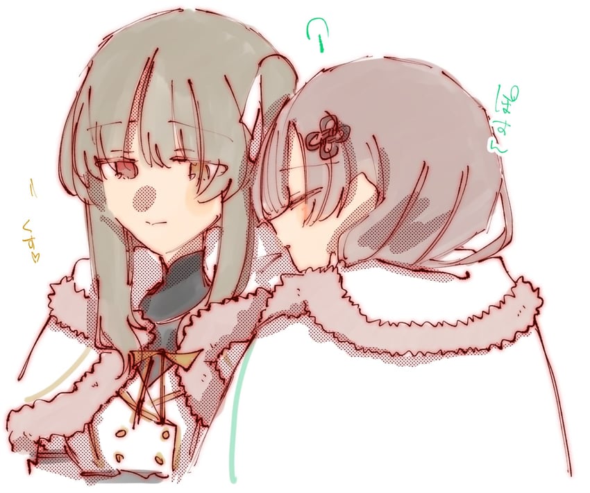 kuo shenlin and wang yujia (assault lily) drawn by rui_rui_rui0122